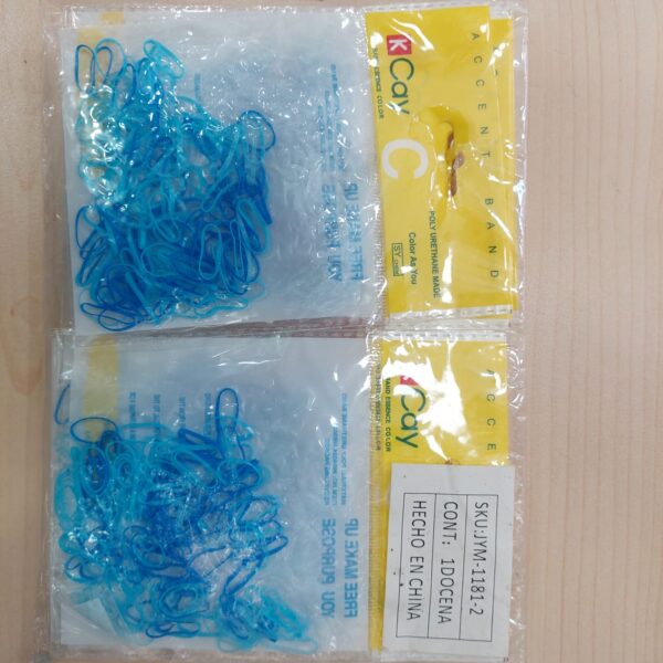 moda cool (30) LIGUITAS PARA HACER TRENZAS X12PACKS