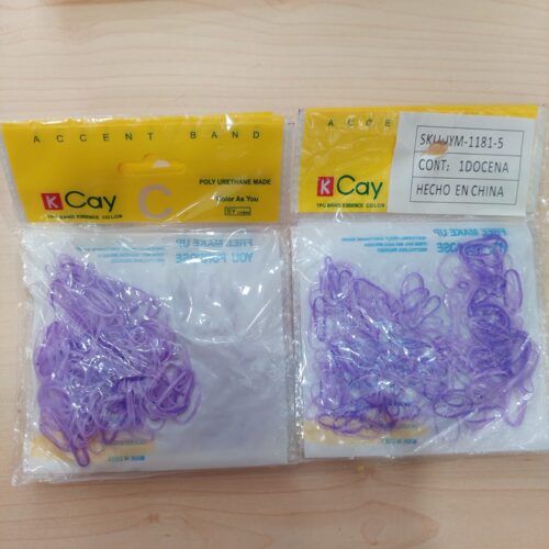 moda cool (31) LIGUITAS PARA HACER TRENZAS X12PACKS