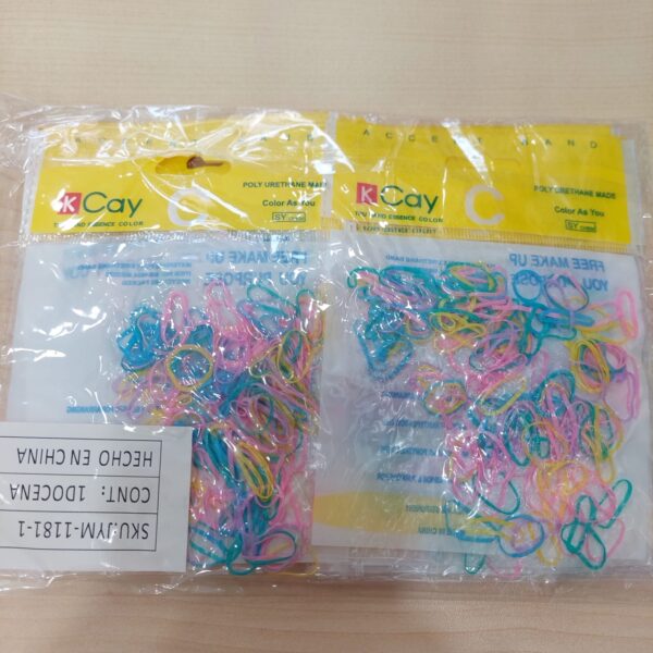 moda cool (36) LIGUITAS PARA HACER TRENZAS X12PACKS