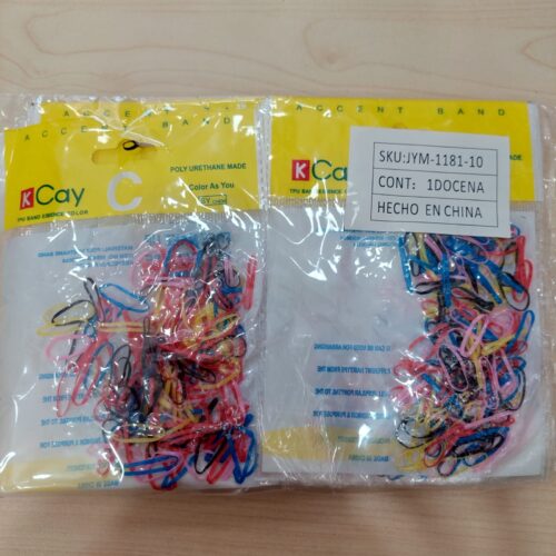 moda cool (37) LIGUITAS PARA HACER TRENZAS X12PACKS