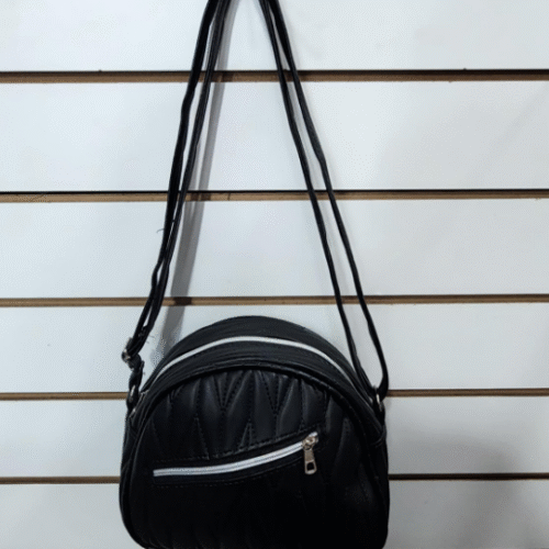 BANDOLERA NEGRA CON CIERRE